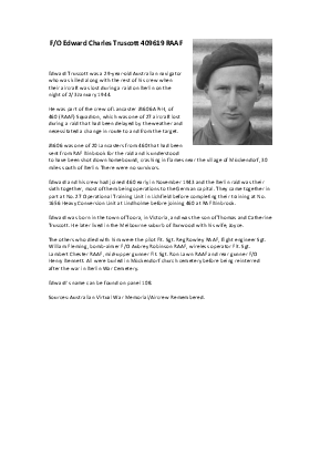 A preview of a PDF biography for Truscott, Edward Charles